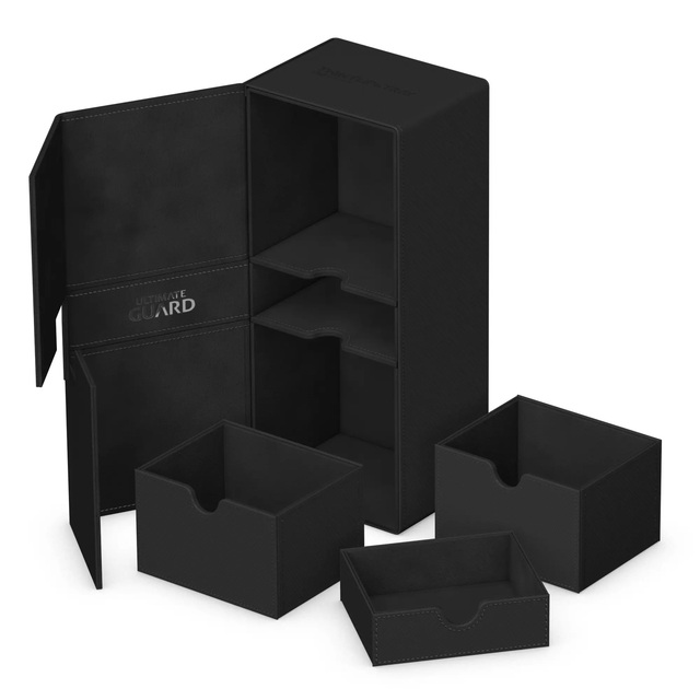 Ultimate Guard - Twin FlipnTray Xenoskin 200+ Black