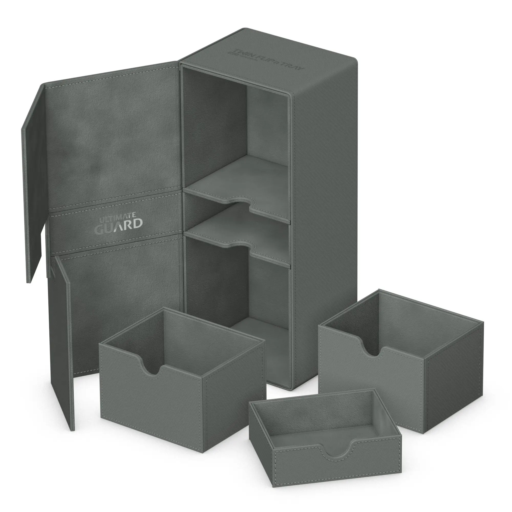 Ultimate Guard - Twin FlipnTray Xenoskin 266+ Grey