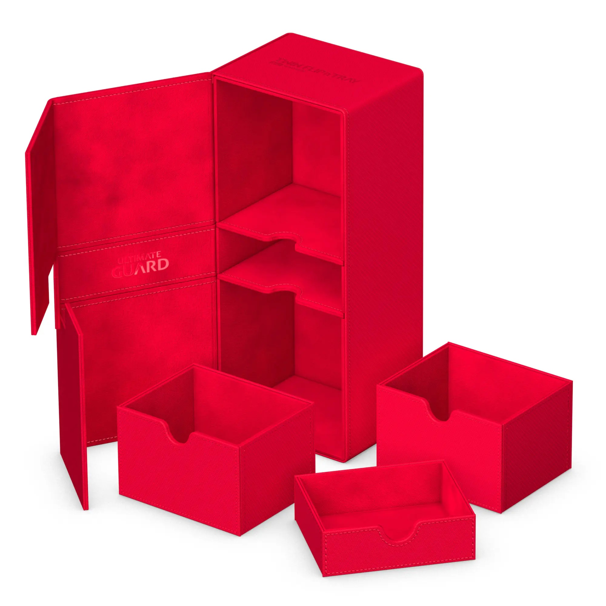 Ultimate Guard - Twin FlipnTray Xenoskin 266+ Red