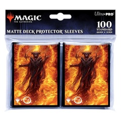 Ultra Pro - The Lord of the Rings: Tales of Middle-earth Sauron v2 Standard Deck Protector Sleeves (100ct) for Magic: The Gathering