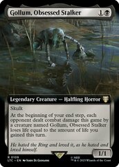 [DEPRECATED] Gollum, Obsessed Stalker - Foil - Extended Art