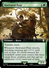 [DEPRECATED] Motivated Pony - Foil - Extended Art