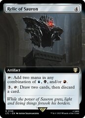 [DEPRECATED] Relic of Sauron - Foil - Extended Art