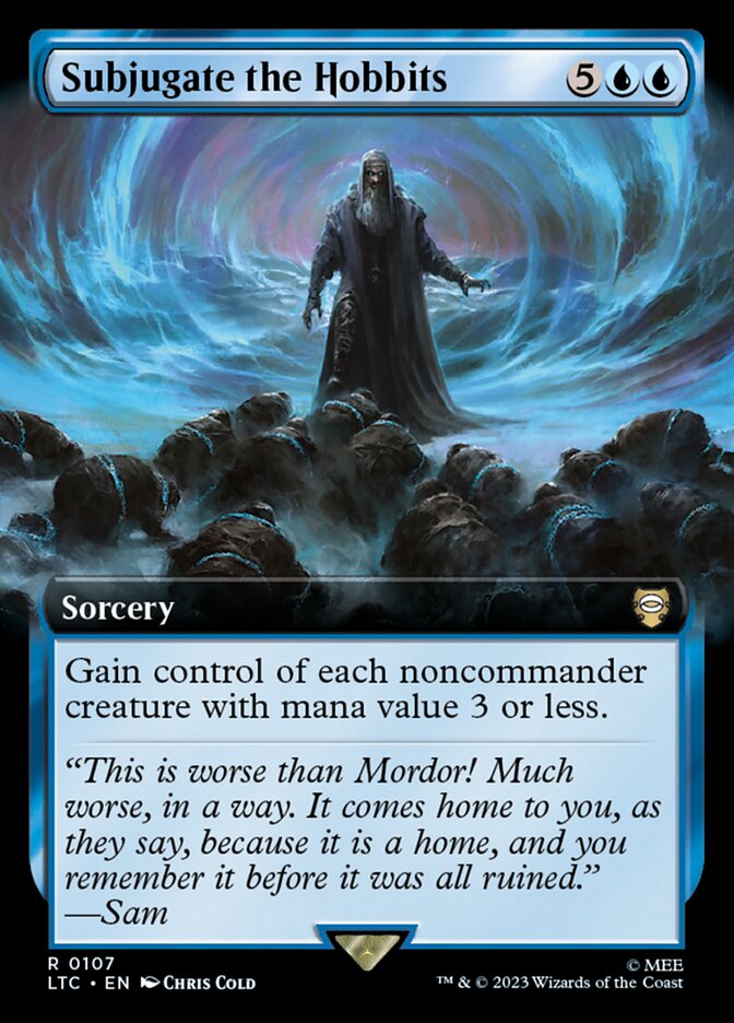 [DEPRECATED] Subjugate the Hobbits - Foil - Extended Art
