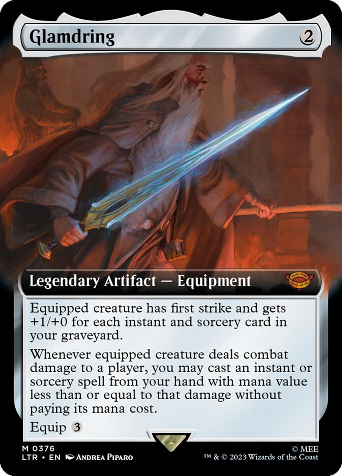 Glamdring ~ Extended Art (376) - Foil