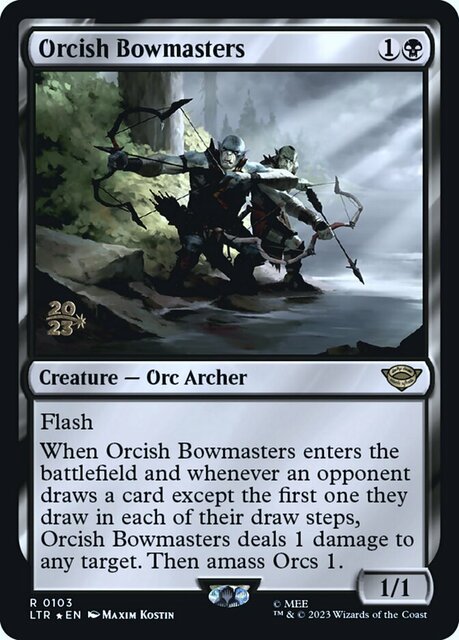 Orcish Bowmasters - Foil - Prerelease Promo