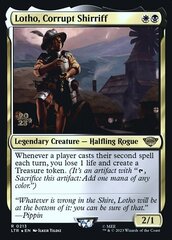 Lotho, Corrupt Shirriff - Foil - Prerelease Promo