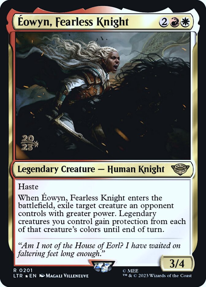 Eowyn, Fearless Knight - Foil - Prerelease Promo