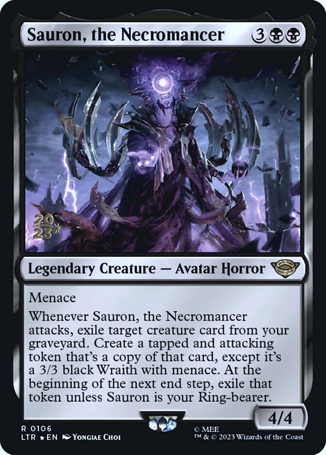 Sauron, the Necromancer - Foil - Prerelease Promo