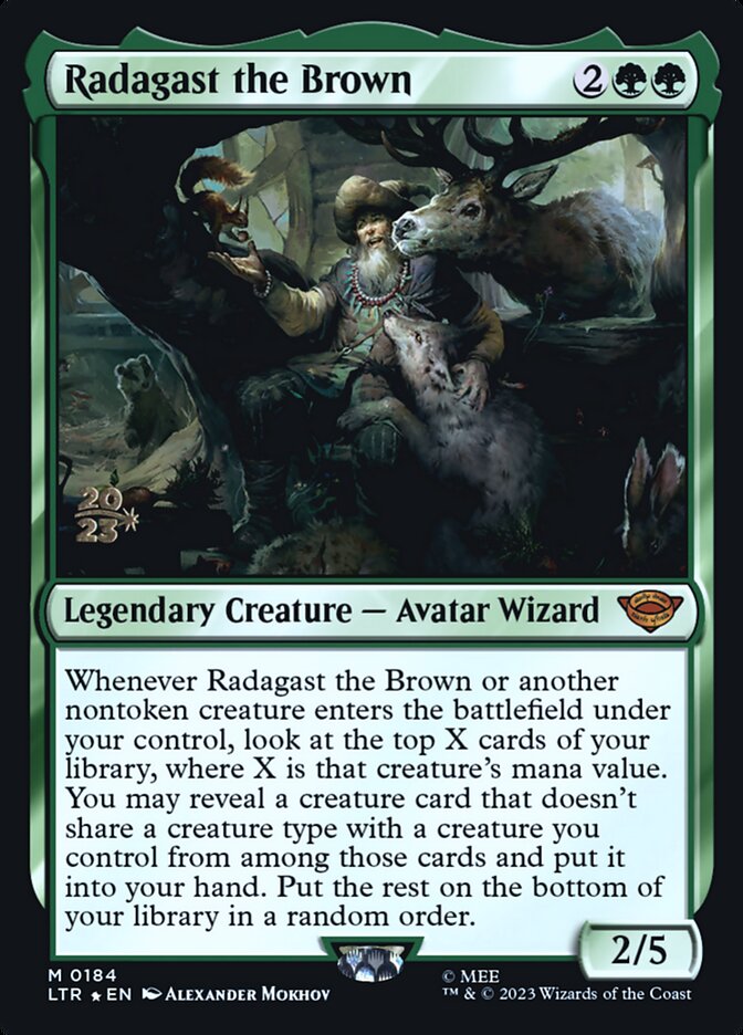 Radagast the Brown - Foil - Prerelease Promo