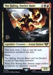 The Balrog, Durin's Bane - Foil - Prerelease Promo