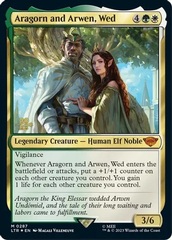 [DEPRECATED] Aragorn and Arwen, Wed - Foil - Prerelease Promo