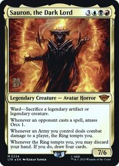 Sauron, the Dark Lord - Foil - Prerelease Promo