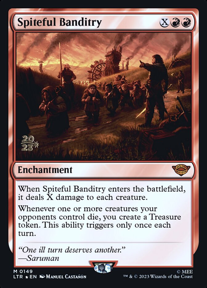 Spiteful Banditry - Foil - Prerelease Promo