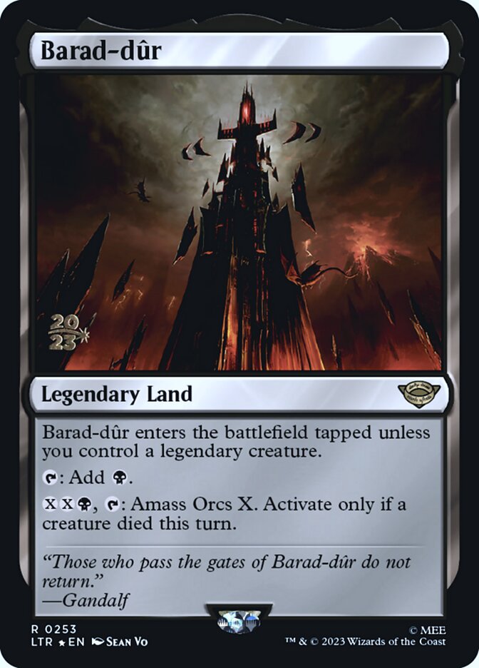 Barad-dur - Foil - Prerelease Promo