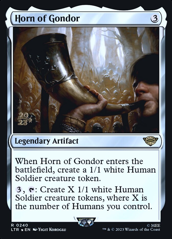Horn of Gondor - Prerelease Foil