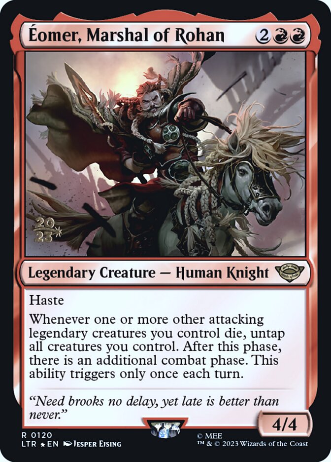 Eomer, Marshal of Rohan - Foil - Prerelease Promo