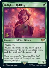 Delighted Halfling - Foil - Prerelease Promo (Dated Stamped)