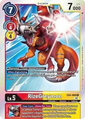 RizeGreymon - EX4-009 - R - Foil