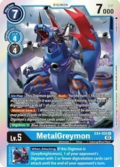 MetalGreymon - EX4-020 - R - Foil