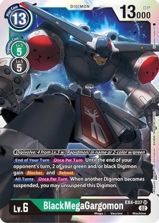 BlackMegaGargomon - EX4-037 - SR