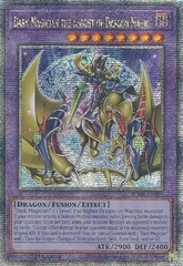 Dark Magician the Knight of Dragon Magic - BLMR-EN001 - Quarter Century Secret Rare - 1st Edition