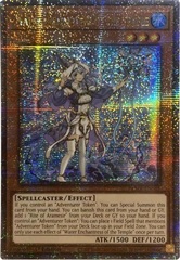 Water Enchantress of the Temple - BLMR-EN065 - Quarter Century Secret Rare - 1st Edition