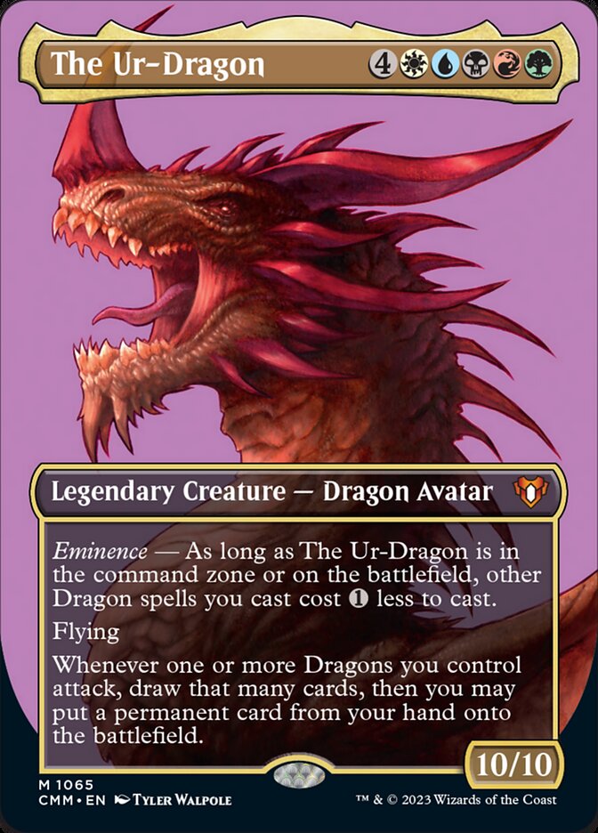 The Ur-Dragon - Textured Foil - Borderless