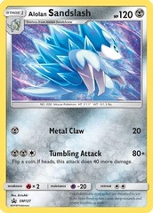 Alolan Sandslash - SM127 - Holo - SM Black Star Promos