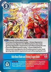 Adze Beast Blade and Shining Dragon Bullet - EX4-066 - U (Alternate Art) - Foil