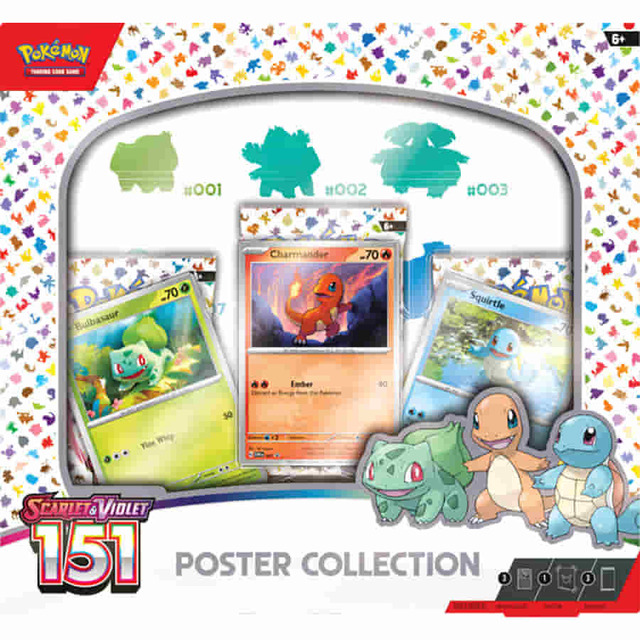 Scarlet & Violet - 151 Poster Collection Box - Trading Card Games-TCG's ...