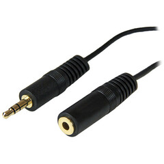 StarTech 3.5mm TRS Male to 3.5mm TRS Female Audio Extension Cable (12')