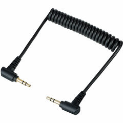 Movo Photo MC1 Right-Angle 3.5mm TRS Male to Right-Angle 3.5mm TRS Male Cable (5