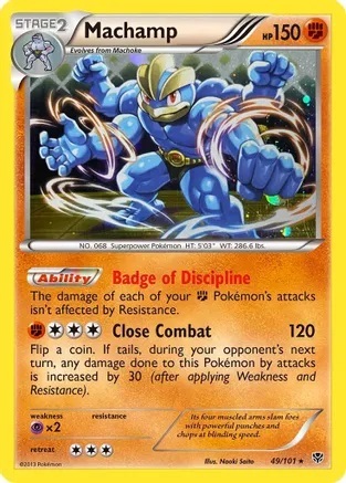 Machamp - 49/101 - Cosmos Holo