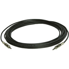 Kramer CP-A35M/A35M Plenum-Rated 3.5mm TRS Male to Male Mini Stereo Audio Cable (35')