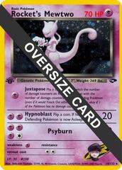 Rocket's Mewtwo - 14/132 - Oversized Promo