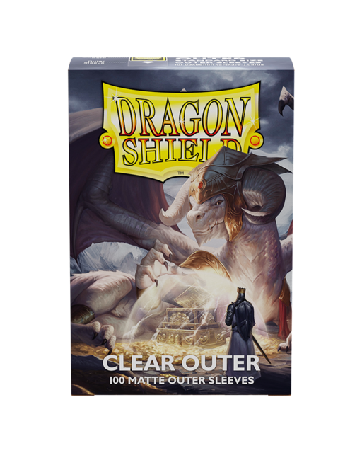 Dragon Shield - Outer Sleeves - Clear Matte (100CT)