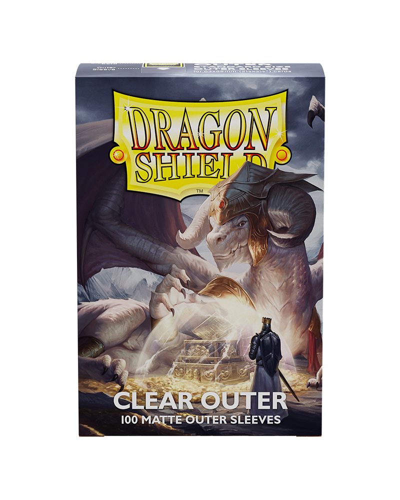Dragon Shield - Outer Sleeves - Clear Matte (100CT)