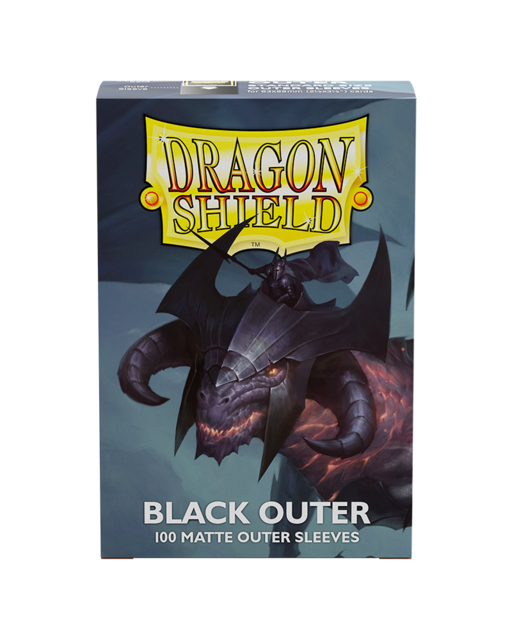 Dragon Shield - Outer Sleeves - Black Matte (100CT)