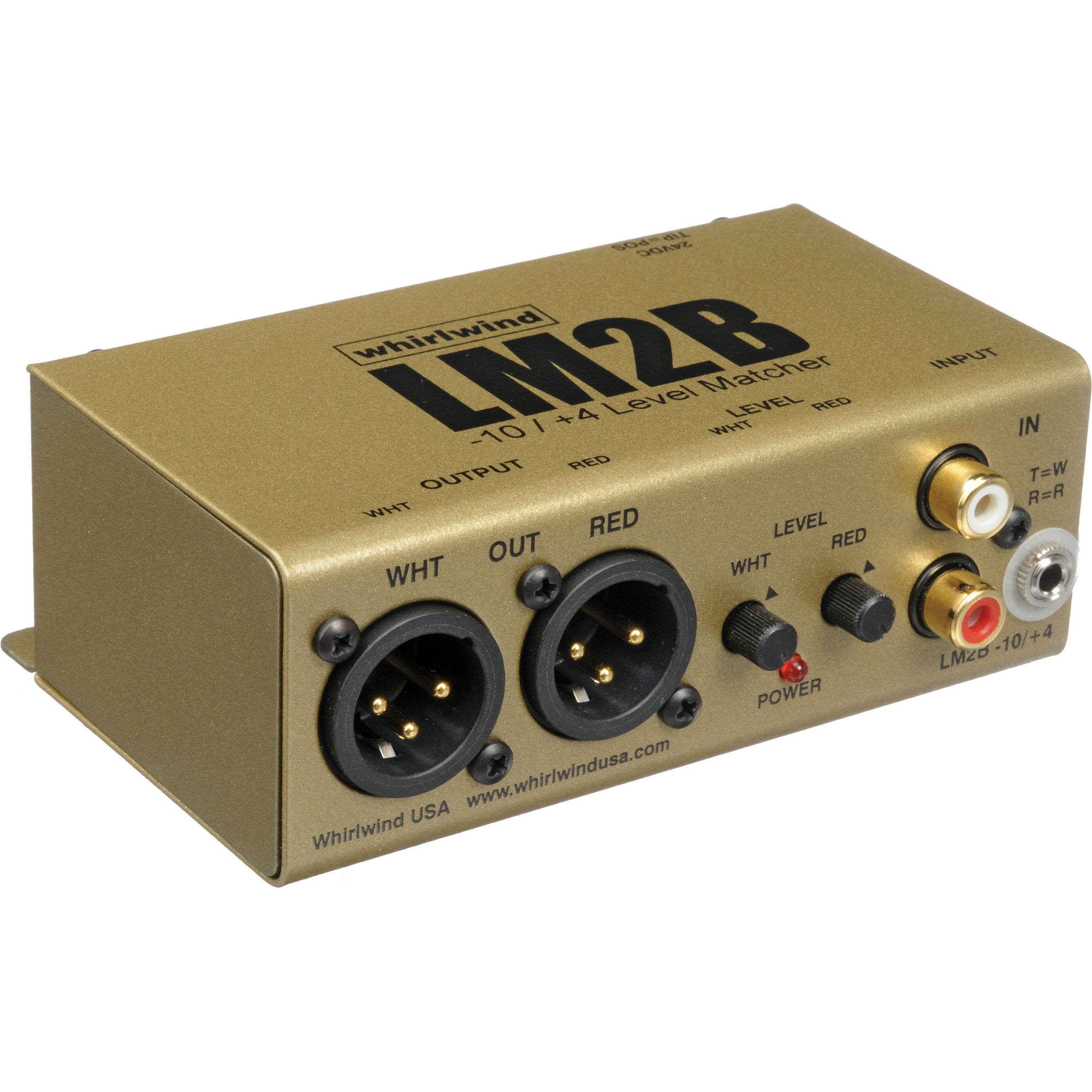 Whirlwind LM2B 2-Channel Line Level Converter