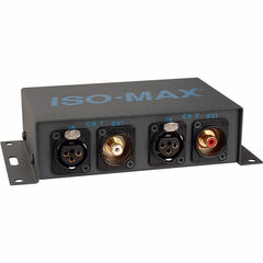 Jensen Transformers Iso-Max PC-2XR - 2-Channel Pro-to-Consumer Line Isolator (XLR In/ RCA Out)