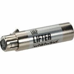 Whirlwind Lifter In-Line XLR Barrel Ground Lifter
