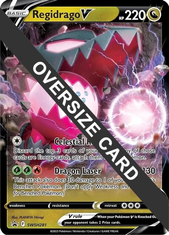 Regidrago V - SWSH281 - Oversized Promo