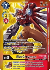 RizeGreymon - BT12-042 - R (Tamer Party -Special-) - Foil