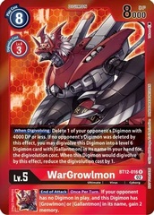 WarGrowlmon - BT12-016 - R (Tamer Party -Special-) - Foil