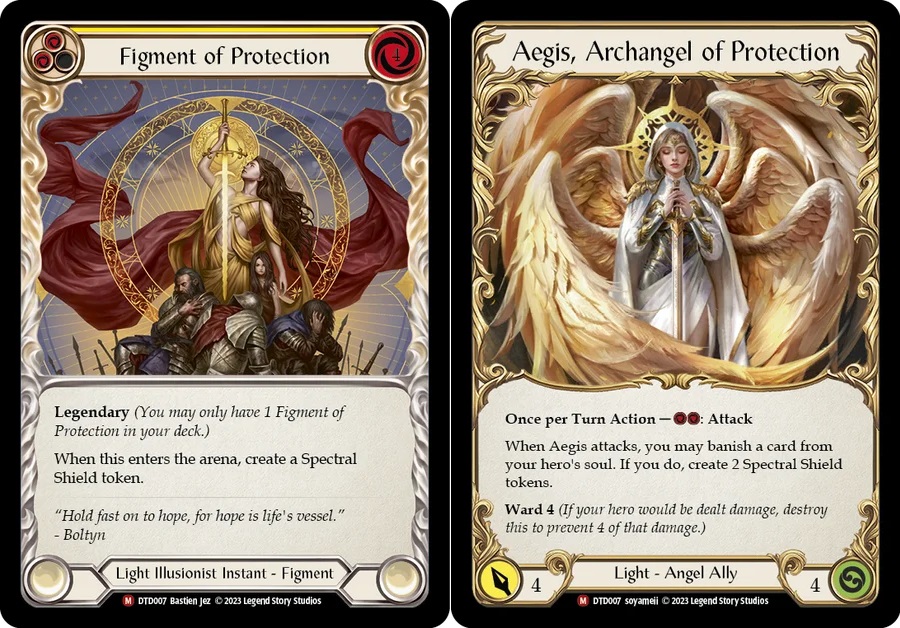 Figment of Protection // Aegis, Archangel of Protection