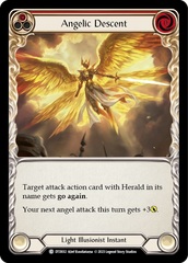 Angelic Descent (Red) - Rainbow Foil