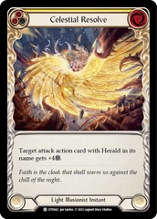 Celestial Resolve (Yellow) - Rainbow Foil