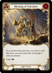 Blessing of Salvation (Blue) - Rainbow Foil