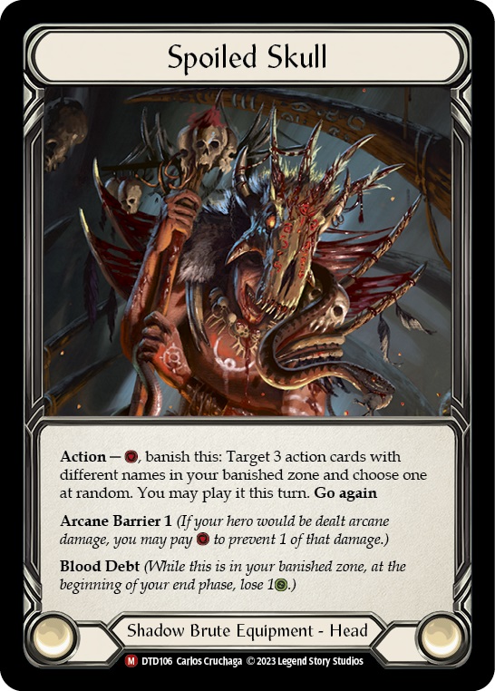 Spoiled Skull - Cold Foil - Flesh &amp; Blood Singles » FAB Booster 